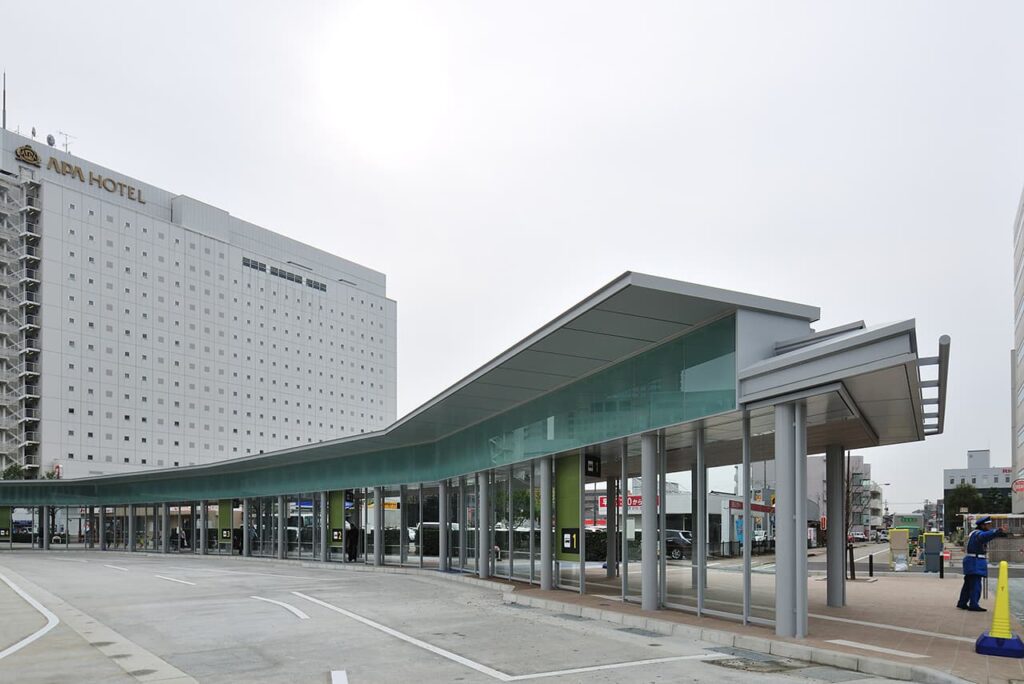 金沢駅西広場ｼｪﾙﾀｰ建設工事（その1・その2）